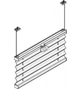 BB 15 Натяжные шторы плиссе снизу-вверх с ручкой управления для прямоугольных окон на окна больших размеров