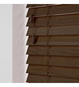 Горизонтальные деревянные жалюзи Walnut 25 мм