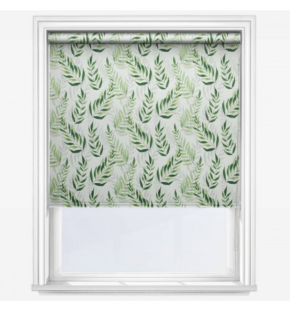 Рулонные шторы мини Clarice Fern зеленые
