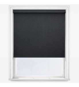 Рулонные шторы уни-1 Gemstone Blackout Black серые