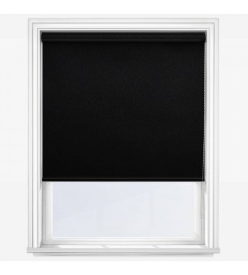Рулонные шторы с электроприводом Glimpse Noir черные