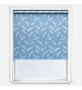 Рулонные шторы с электроприводом Sephora Sky синие