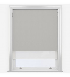 Рулонные шторы мини Grey & White серые