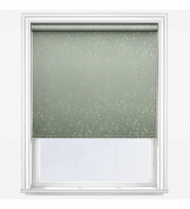 Рулонные шторы уни-1 Collina Lily Pad зеленые 