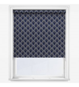 Рулонные шторы уни-1 Sonova Studio Kibo Stripe Indigo Blue синие 