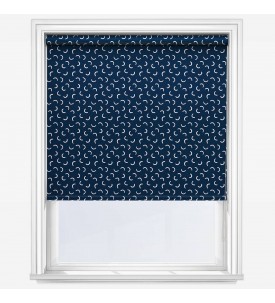 Рулонные шторы уни-1 Sonova Studio Macaroni Navy синие 