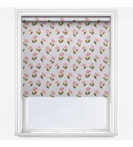 Рулонные шторы с электроприводом Sonova Studio Poppy Prune Fog серые