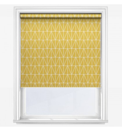 Рулонные шторы мини Sonova Studio Skarva Ochre желтые