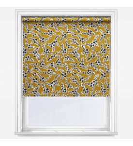 Рулонные шторы мини Sonova Studio Sprig Ochre желтые ширина 40 см