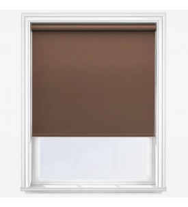 Рулонные шторы уни-1 Absolute Blackout Taupe коричневые 