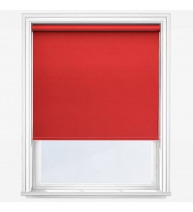 Рулонные шторы уни-1 Deluxe Plain Coral красные