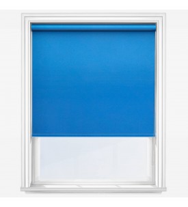 Рулонные шторы уни-1 Deluxe Plain Cornflower Blue синие 