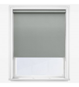 Рулонные шторы мини Deluxe Plain Dove Grey серые 300 см