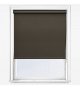 Рулонные шторы с электроприводом Optima Dimout Dark Grey серые 
