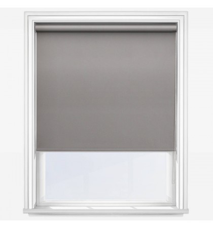 Рулонные шторы мини Optima Dimout Light Grey серые
