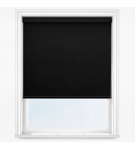 Рулонные шторы мини Spectrum Black черные 