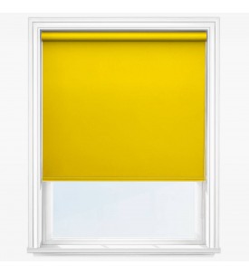 Рулонные шторы мини Spectrum Blackout Yellow желтые 