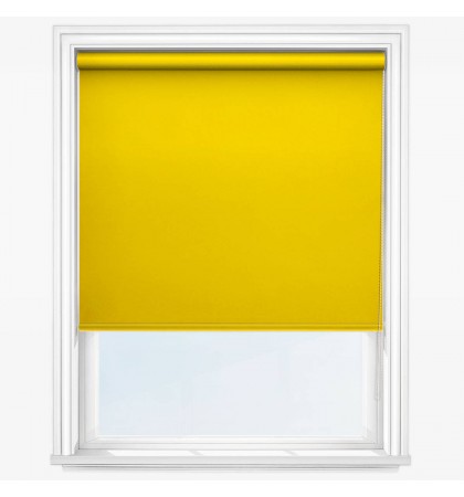 Рулонные шторы мини Spectrum Blackout Yellow желтые