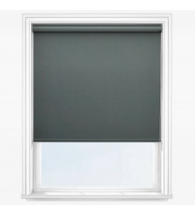 Рулонные шторы мини Spectrum Charcoal серые шириной 160 см
