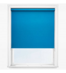 Рулонные шторы уни-2 Spectrum Cyan синие 