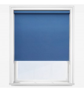 Рулонные шторы уни-2 Supreme Blackout Denim Blue синие 70 см
