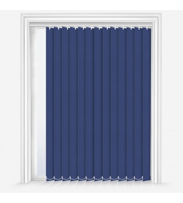 Вертикальные шторы Deluxe Plain Denim Blue
