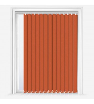 Вертикальные шторы Deluxe Plain Orange Marmalade