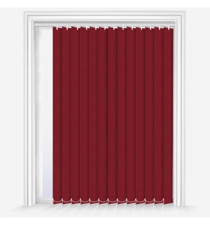Вертикальные шторы Deluxe Plain Red