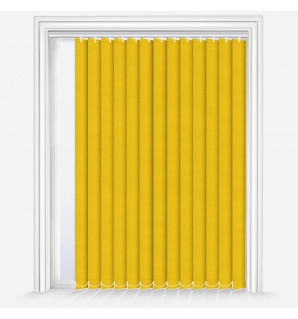 Вертикальные шторы Deluxe Plain Sunshine Yellow