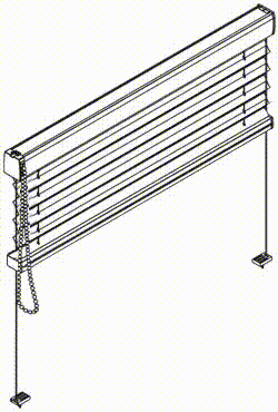 Натяжная штора плиссе с цепным приводом для прямоугольных вертикальных окон BK 10  