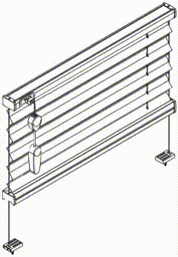 Шторы плиссе с приводом от натяжного троса для прямоугольных вертикальных окон и специальных форм BO 10