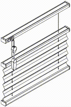 Шторы плиссе с приводом от натяжного троса для прямоугольных вертикальных окон и специальных форм BO 16  