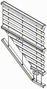 PB 45 Шторы плиссе на подпорках с ручкой управления для прямоугольных потолочных систем и специальных форм на неправильные окна