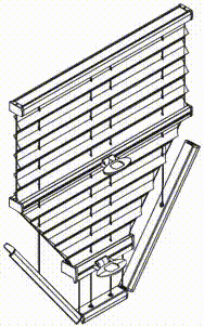 Штора плиссе на подпорках с ручкой управления для прямоугольных потолочных систем и специальных форм PB 46  