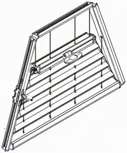 PB 61 Шторы плиссе на подпорках с ручкой управления для систем сложной формы на окна нестандартной формы
